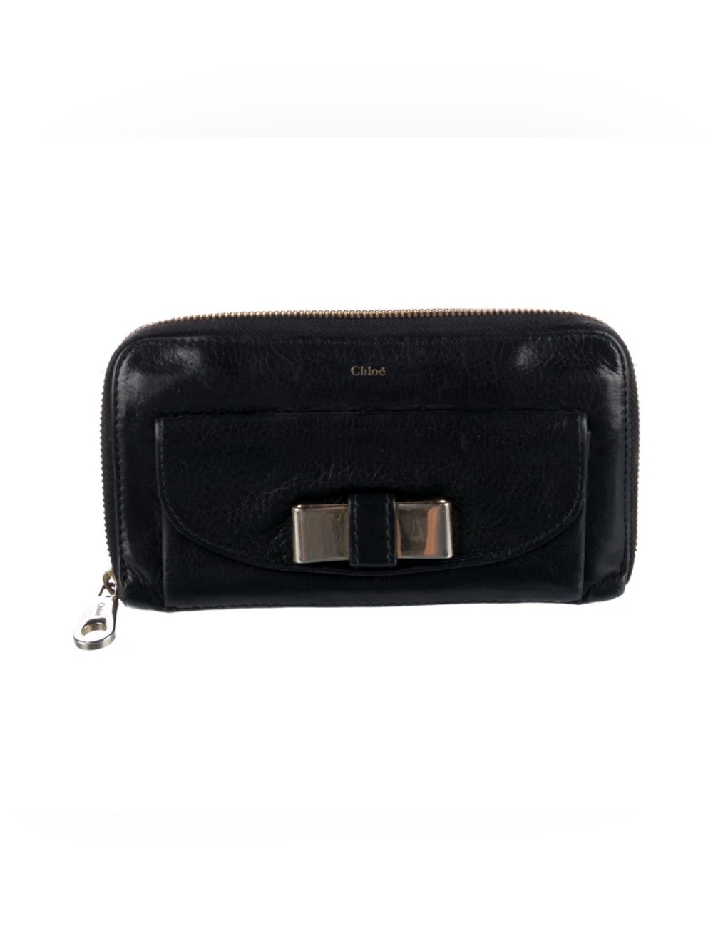 Chloé Lily GUC 100% Leather Zip-Around Long Wallet GUC